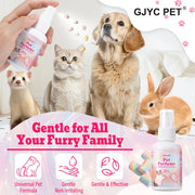 Pet Perfume Spray Rainbow Cotton Candy Scent Long Lasting Deodorizing Pet Safe Odor Neutralizing for Dogs and Cats Grooming