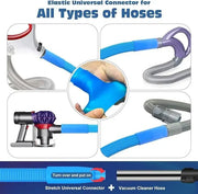 HOMEFISH Dryer Vent Vacuum Cleaner Kit, Flexible Hose Duct Cleaning Attachment, Universal Lint Remover for Home Appliance Ventil