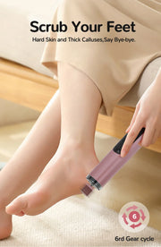 Foot Care Tool 2-in-1 Foot Hand Electric Care Tools Polish Smooth Toenails Electric Callus Remover Pedicure File Foot Scrubber