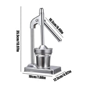 Orange Juice Maker Stainless Steel Manual Juicer Handheld Vegetable Fruit Home Squeezer Extractor Citrus Press Kitchen Tools