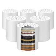 15/20/25/30 Stages High Output Hard Water Filter Replacement Cartridge Remove Heavy Metals Filtered Showers Headhower Head