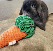 Carrot Sniff Toy - Plush Snuffle Mat for Rabbits, Dogs & Small Pets