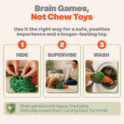 Carrot Sniff Toy - Plush Snuffle Mat for Rabbits, Dogs & Small Pets