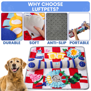 Squeaky Bone Snuffle Mat for Dogs – Interactive Foraging Fun, 24