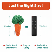 Carrot Sniff Toy - Plush Snuffle Mat for Rabbits, Dogs & Small Pets