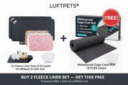 Fleece Liners for Guinea Pigs & Rabbits,  5-Pcs, for Midwest & C&C 2x4