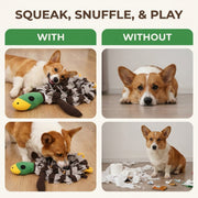 Squeaky Duck Snuffle Mat for Dogs – 2-in-1 Toy & Foraging Fun