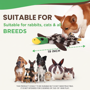 Squeaky Duck Snuffle Mat for Dogs – 2-in-1 Toy & Foraging Fun