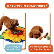 Sunflowerz Snuffle Mat—Soft & Washable- For Dogs, Cats & Rabbits