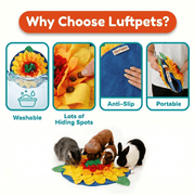 Sunflowerz Snuffle Mat—Soft & Washable- For Dogs, Cats & Rabbits